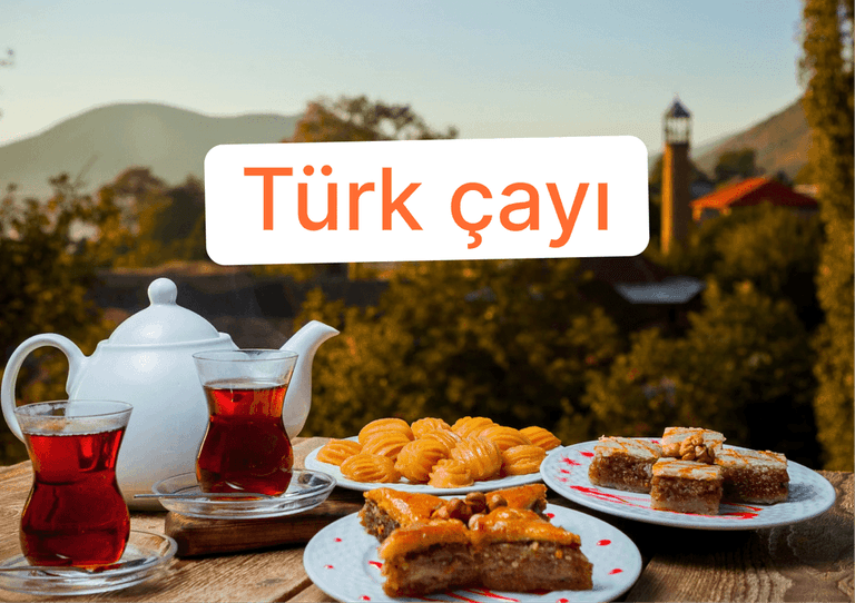 Турецкий чай на турецкой языке