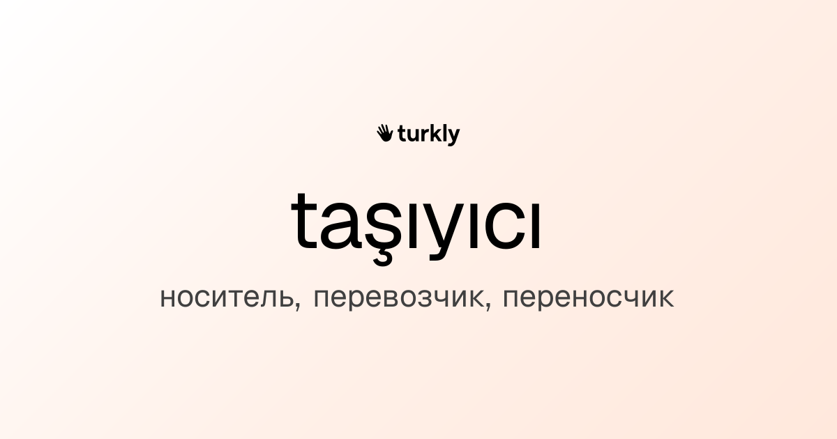taşıyıcı — носитель, перевозчик, переносчик